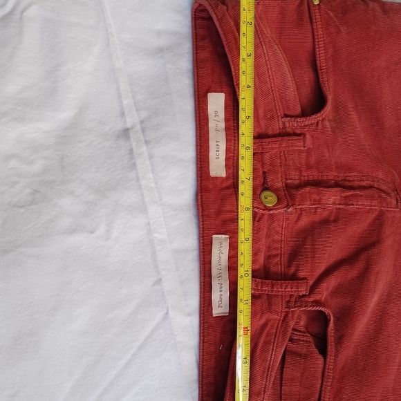 Anthropologie Pilcro and the Letterpress Red Slim Fit Jeans in Corduroy - Picture 4 of 11